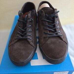 FRYE Walker Men's Sz 11 Olive Green Suede Leather Low Lace Up